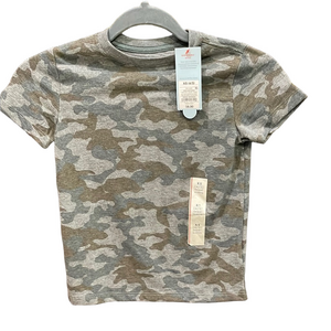 Cat & Jack Gray and Brown Camouflage Tee